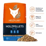 Heizfuxx Holzpellets Weichholz 6 mm ENplus A1 15 kg x 65 Sack – Bild 3