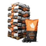 Heizfuxx Grillkohle Briketts 10 kg x 60 Sack